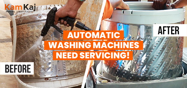 How to clean an automatic washing machine