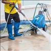 High-pressure water jet cleaning